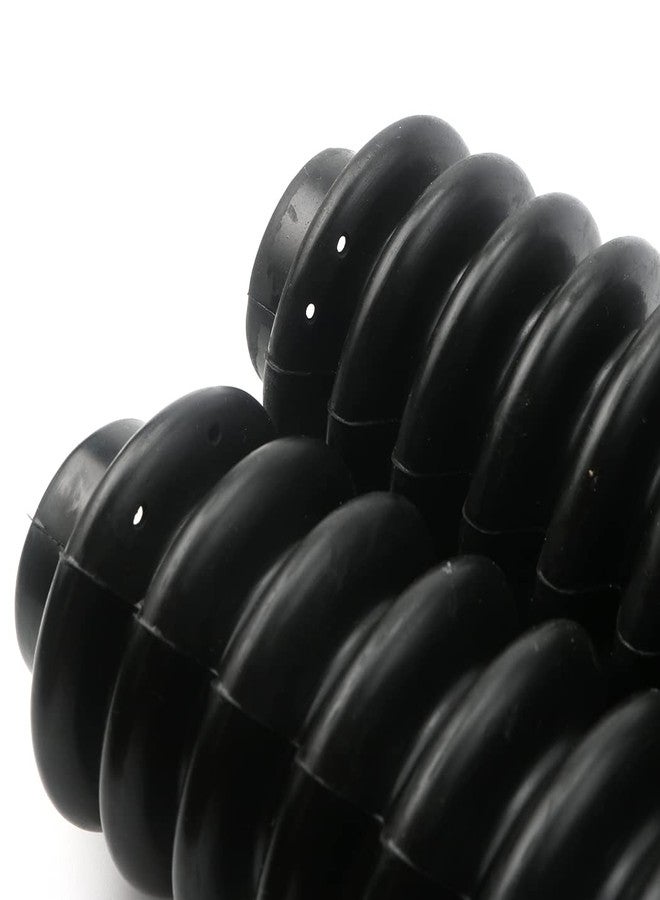 Jetuplusllc Front Shock Fork Boots For Honda ATC 250SX 250 SX 1985-1987, Black - Image 4